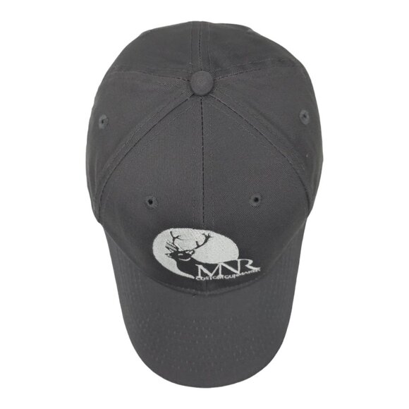 MNR Embroidered Logo Strapback Cap Trucker Baseball Hat Custom Gunmaker Gray - Picture 6 of 13